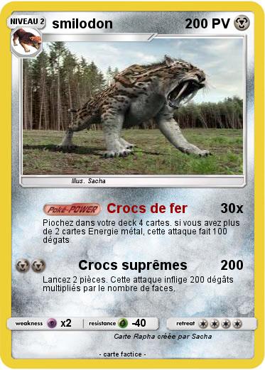 Pokemon smilodon