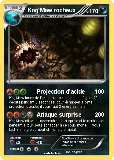 Pokemon Kog'Maw rocheux