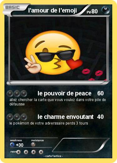 Pokemon l'amour de l'emoji