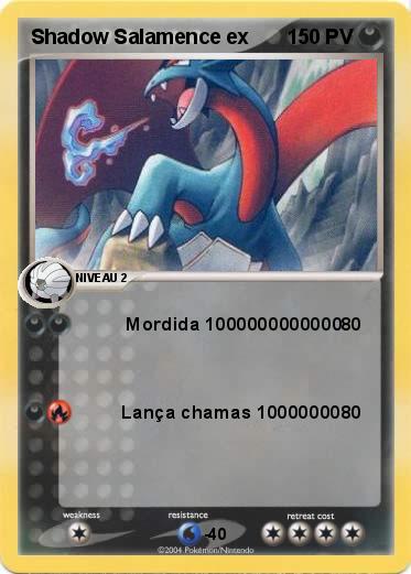 Pokemon Shadow Salamence ex