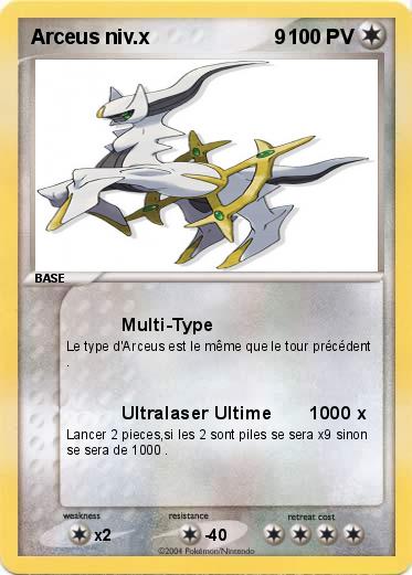 Pokemon Arceus niv.x                      9