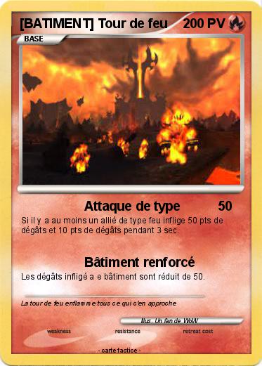 Pokemon [BATIMENT] Tour de feu
