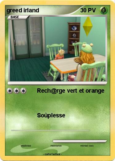 Pokemon greed irland