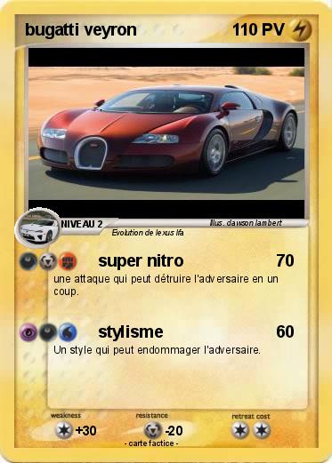 Pokemon bugatti veyron