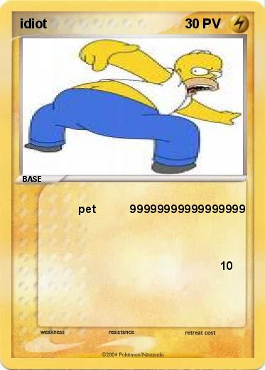 Pokemon idiot