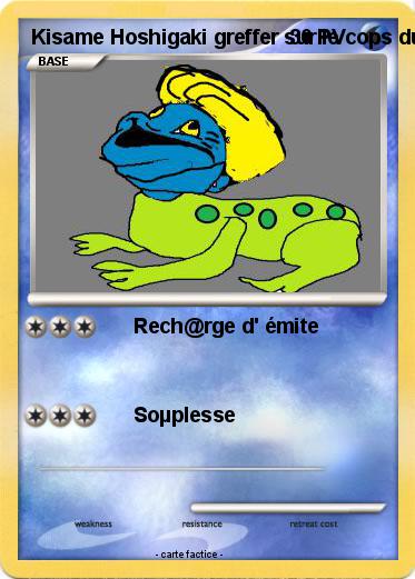 Pokemon Kisame Hoshigaki greffer sur le cops du cr@pau d'hemite