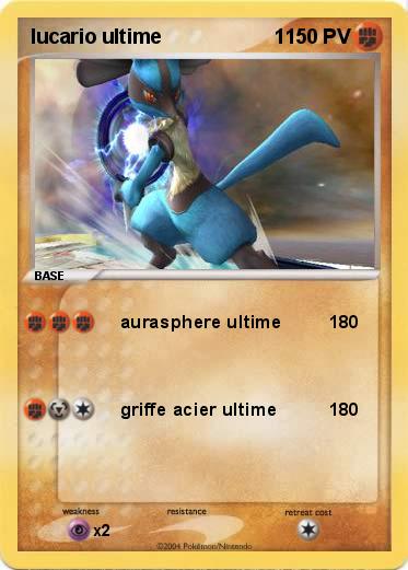 Pokemon lucario ultime                    1