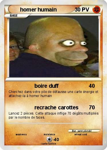 Pokemon homer humain