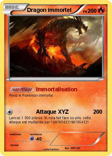 Pokemon Dragon immortel
