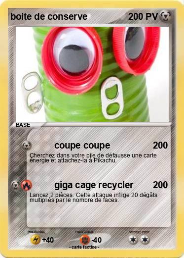 Pokemon boite de conserve