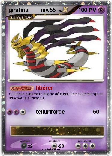 Pokemon giratina        niv.55