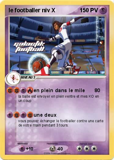 Pokemon le footballer niv X