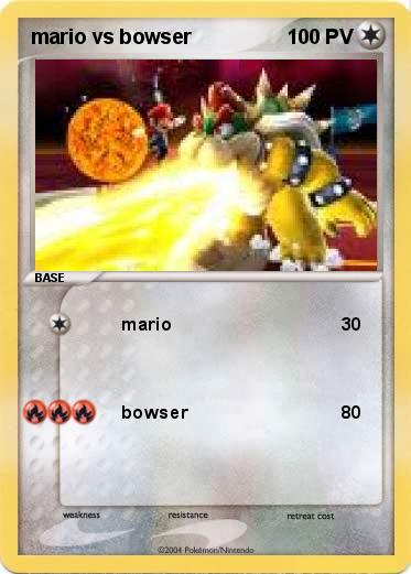 Pokemon mario vs bowser