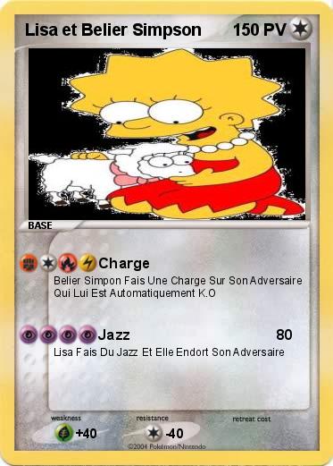 Pokemon Lisa et Belier Simpson