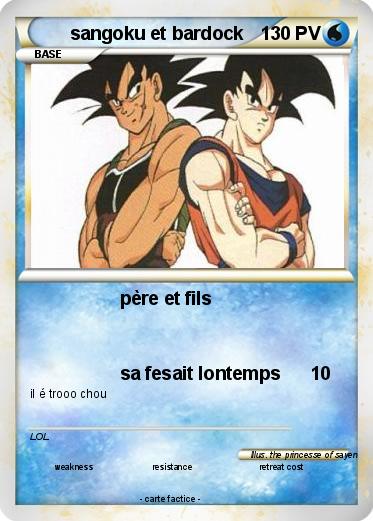 Pokemon sangoku et bardock
