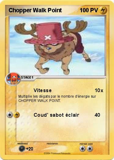 Pokemon Chopper Walk Point