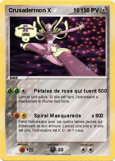 Pokemon Crusadermon X              10