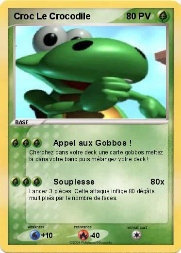 Pokemon Croc Le Crocodile