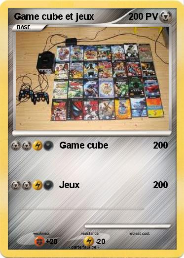 Pokemon Game cube et jeux