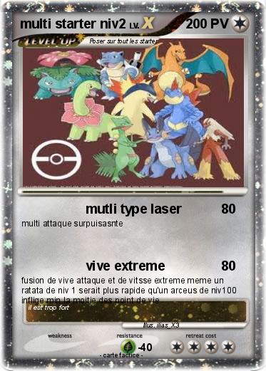 Pokemon multi starter niv2