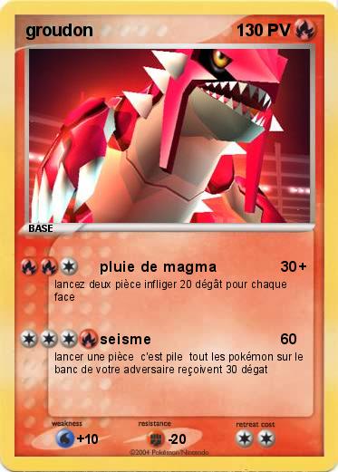 Pokemon groudon