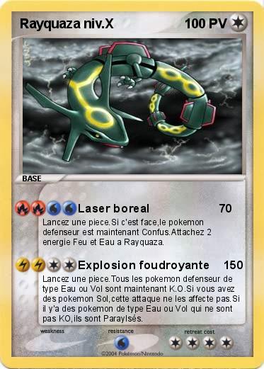 Pokemon Rayquaza niv.X