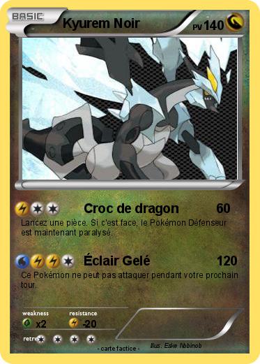 Pokemon Kyurem Noir