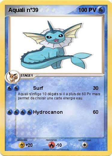 Pokemon Aquali n°39
