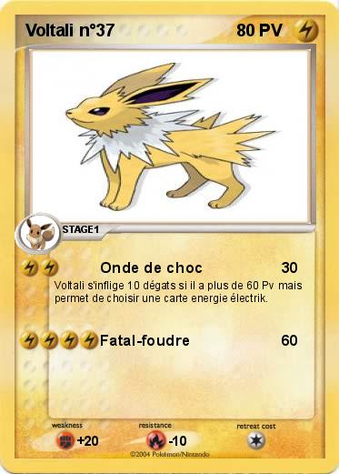 Pokemon Voltali n°37