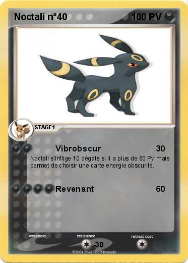 Pokemon Noctali n°40