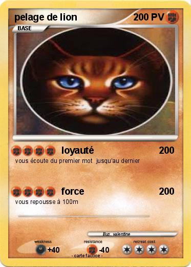 Pokemon pelage de lion