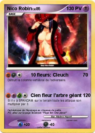 Pokemon Nico Robin
