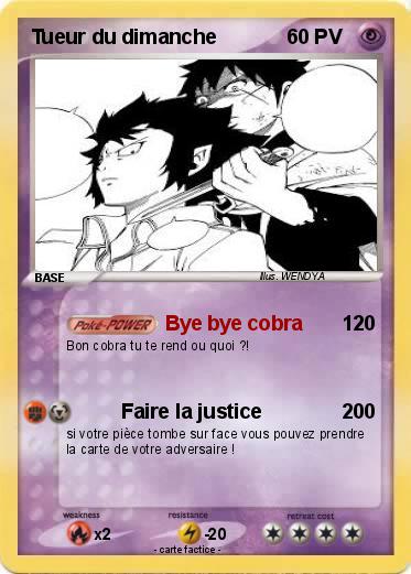 Pokemon Tueur du dimanche