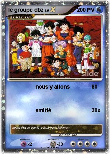 Pokemon le groupe dbz