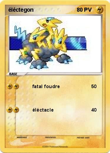 Pokemon éléctegon