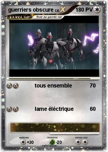 Pokemon guerriers obscure