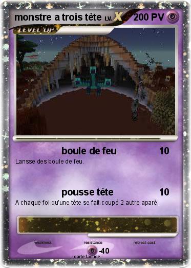 Pokemon monstre a trois tète
