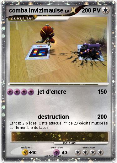 Pokemon comba invizimaulse
