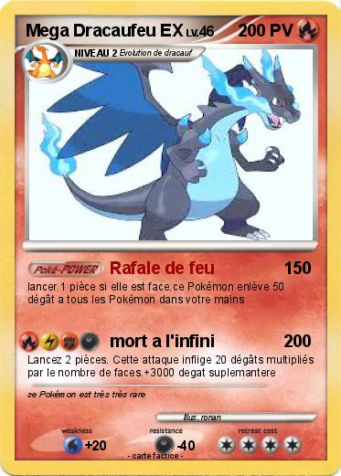 Pokemon Mega Dracaufeu EX