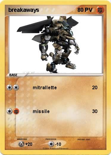 Pokemon breakaways
