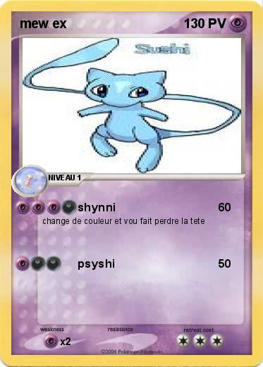 Pokemon mew ex