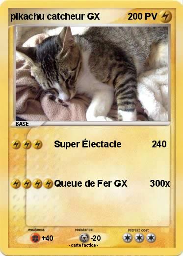 Pokemon pikachu catcheur GX