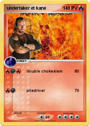 Pokemon undertaker et kane