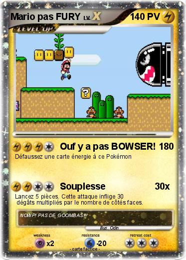 Pokemon Mario pas FURY