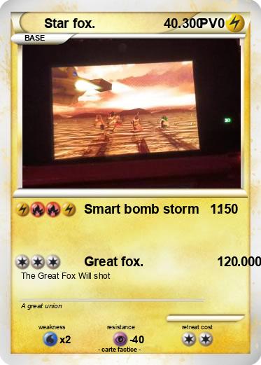 Pokemon Star fox.                   40.    0    0