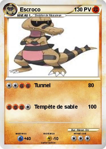 Pokemon Escroco