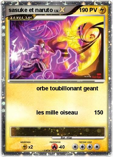 Pokemon sasuke et naruto