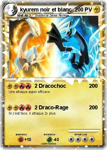 Pokemon kyurem noir et blanc