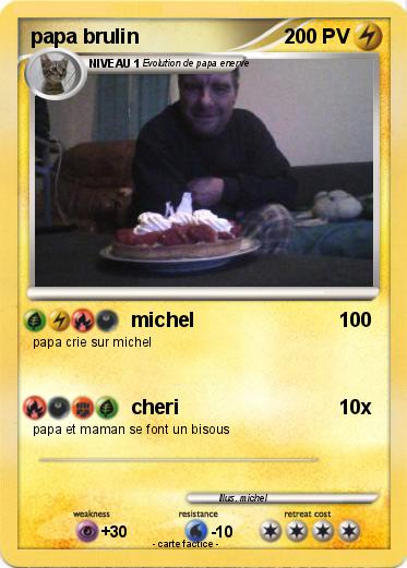 Pokemon papa brulin