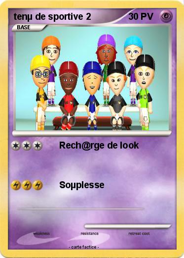 Pokemon tenµ de sportive 2